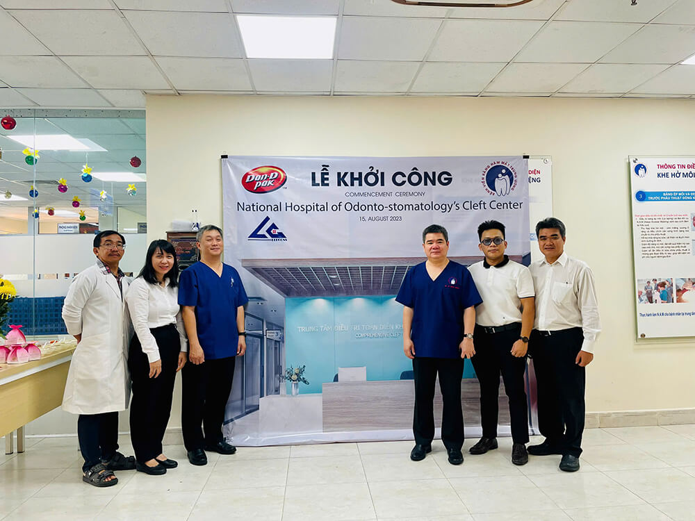 thiết kế thi công trung tâm khe hở môi vòm miệng